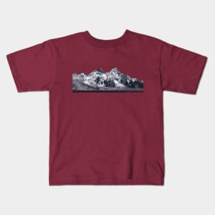 Everst mountain Illustration Kids T-Shirt